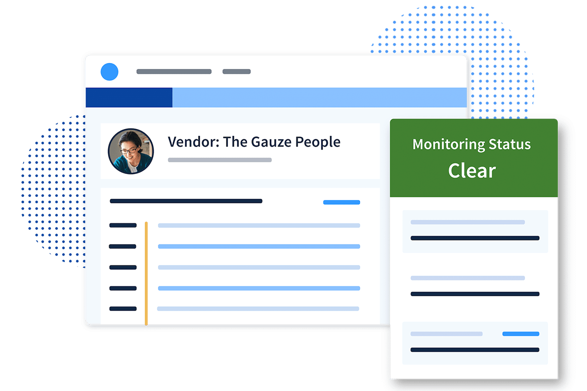 Vendor Compliance Monitoring